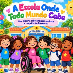 livro infantil sobre inclusão, livro infantil sobre diversidade, história infantil sobre inclusão, história sobre respeito às diferenças, livro infantil PDF, livro para educação infantil, história infantil PDF, educação inclusiva, atividades sobre inclusão, atividades sobre diversidade, amizade na educação infantil, respeito às diferenças, empatia na educação infantil, livro infantil para imprimir, recursos pedagógicos PDF, recursos para professores, contação de histórias infantil, BNCC educação infantil, história sobre amizade, inclusão na escola, recurso pedagógico sobre inclusão, recurso pedagógico sobre diversidade, recurso pedagógico educação infantil, recurso pedagógico para trabalhar inclusão, recurso pedagógico para trabalhar diversidade, história como recurso pedagógico, história infantil como recurso pedagógico, livro infantil como recurso pedagógico, recurso para trabalhar respeito às diferenças, recurso para trabalhar empatia, recurso para trabalhar amizade, recurso para trabalhar valores, recurso pedagógico inclusivo, material pedagógico inclusivo, recurso educativo sobre inclusão, atividade pedagógica sobre inclusão, história para trabalhar inclusão, história para trabalhar diversidade, material para educação inclusiva, recurso para sala de aula sobre inclusão, recurso pedagógico para trabalhar inclusão, inclusão setembro verde,